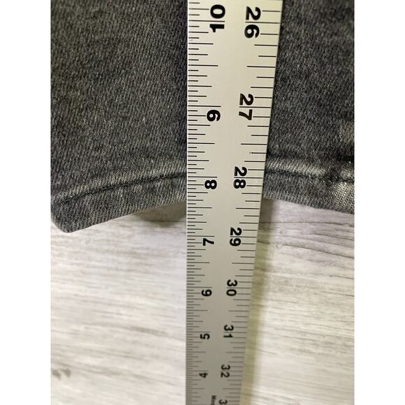 Good American Good Curve Jeans 16 Womens Gray Crossover Skinny Leg High Rise - Picture 6 of 8